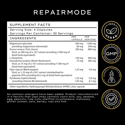 RepairMode Muscle Recovery Supplement