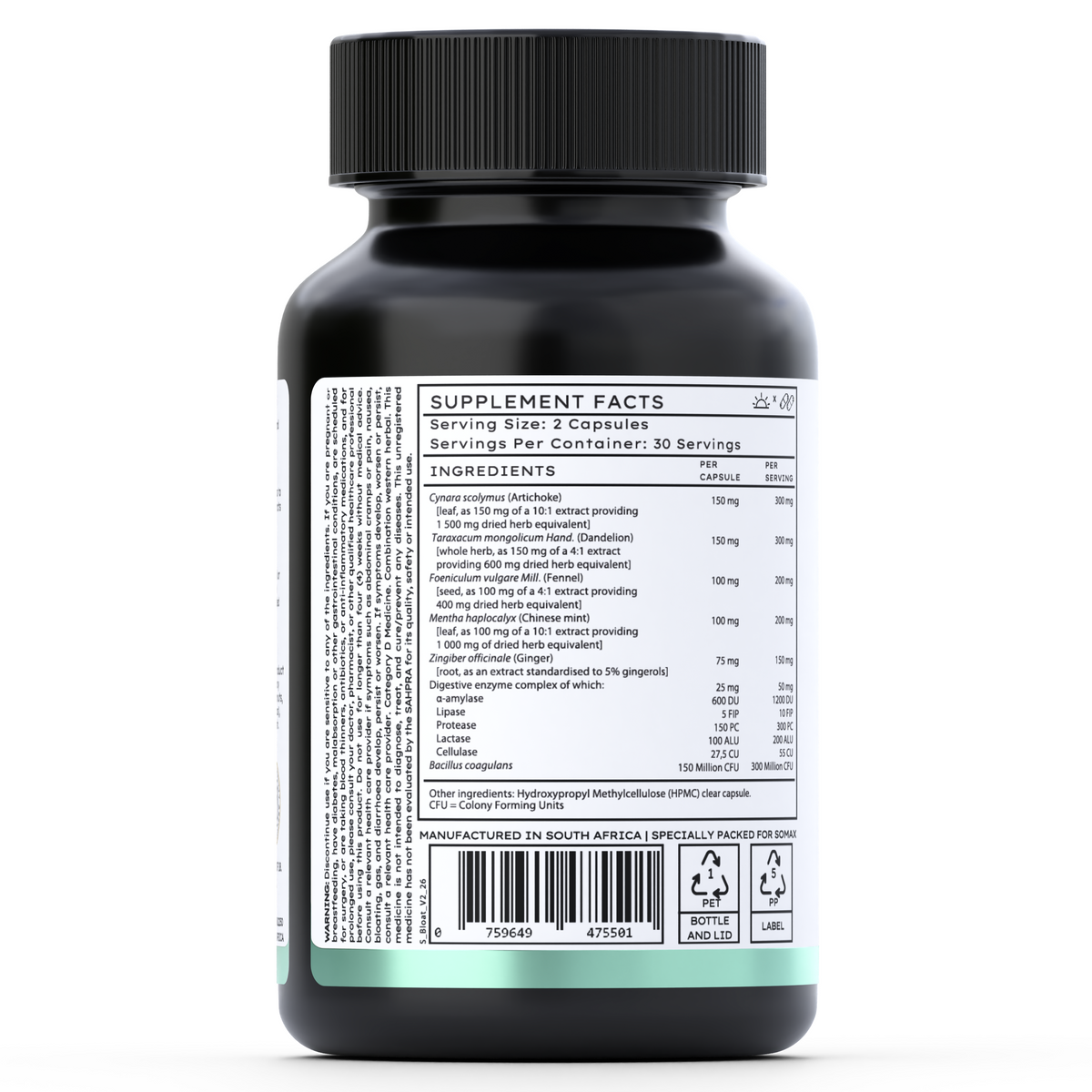 BloatControl Digestive Support Supplement
