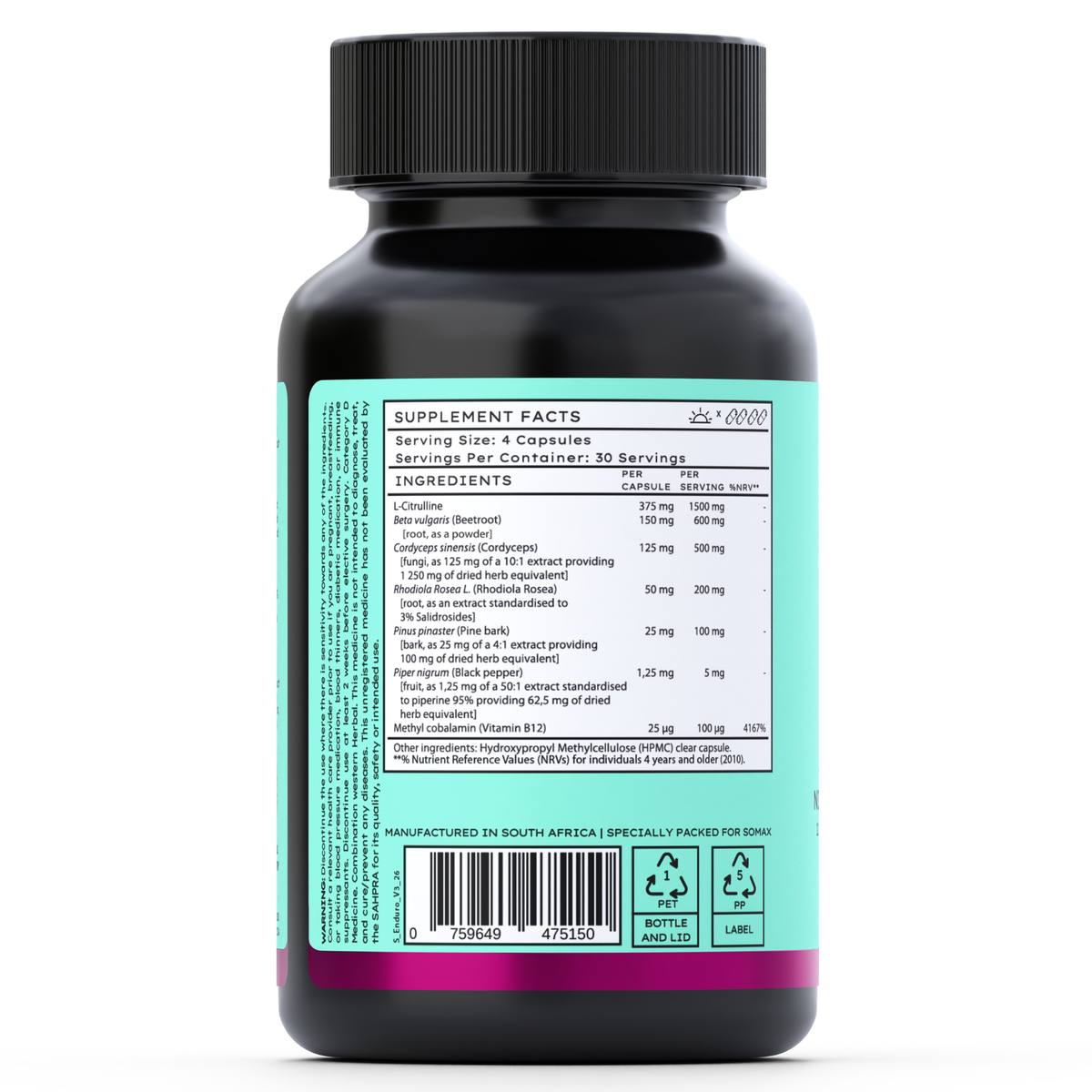 EnduroMax Nitric Oxide Supplement