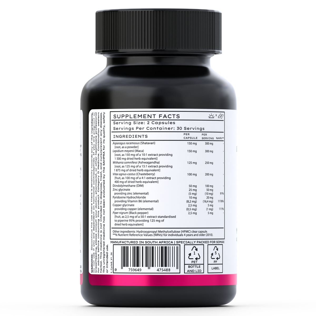 SuperHer Hormone Balance & PMS Support Supplement