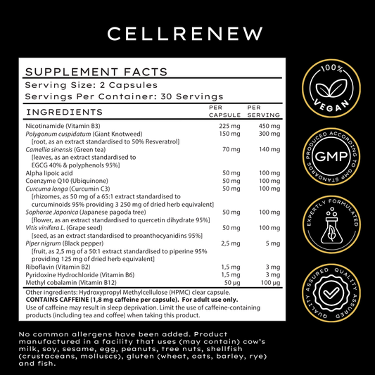 CellRenew NAD Longevity Supplement