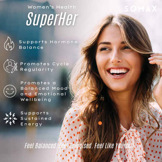 SuperHer Hormone Balance & PMS Support Supplement