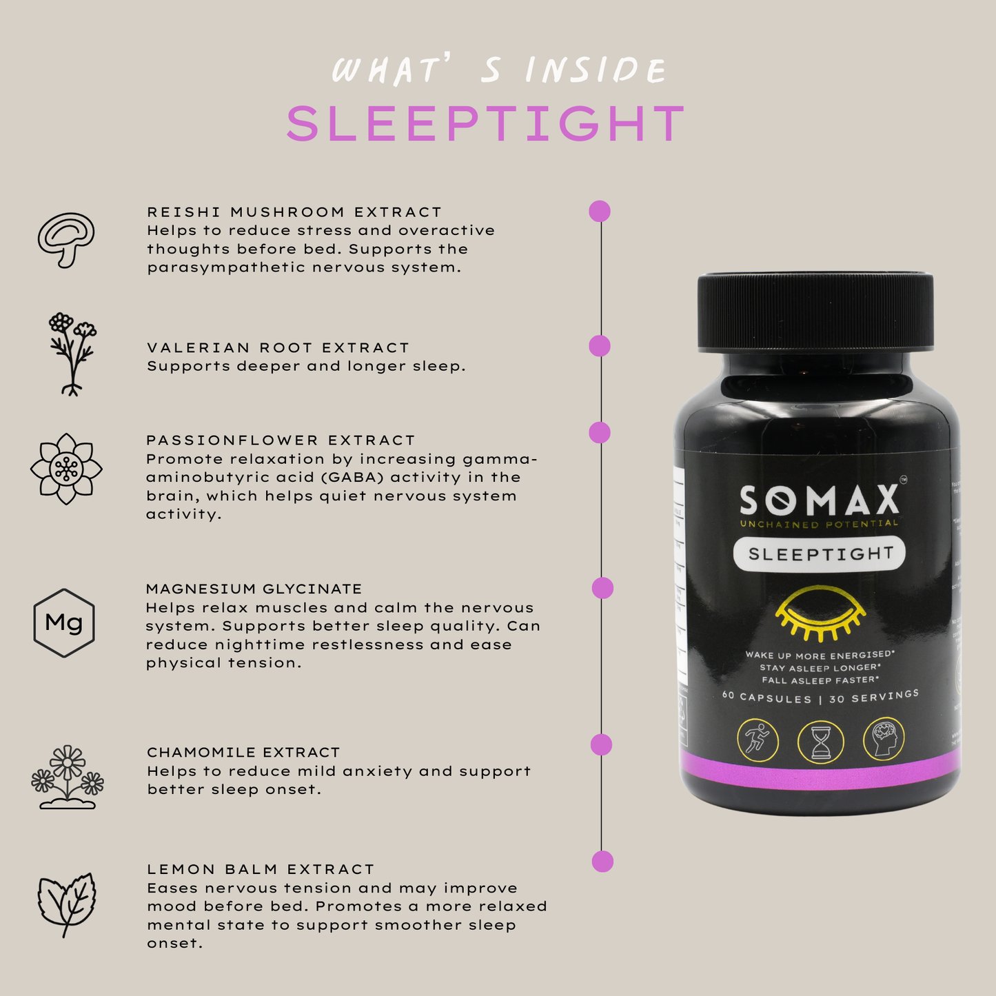 SleepTight Natural Sleep Supplement