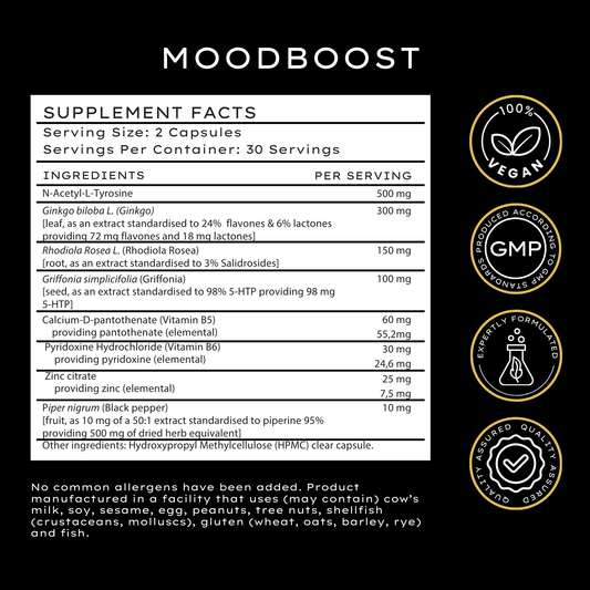 MoodBoost Nootropic Mood Supplement
