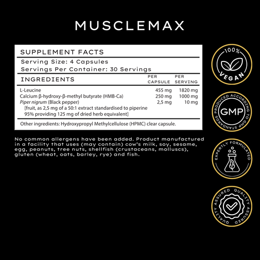 MuscleMax Lean Muscle Mass Supplement