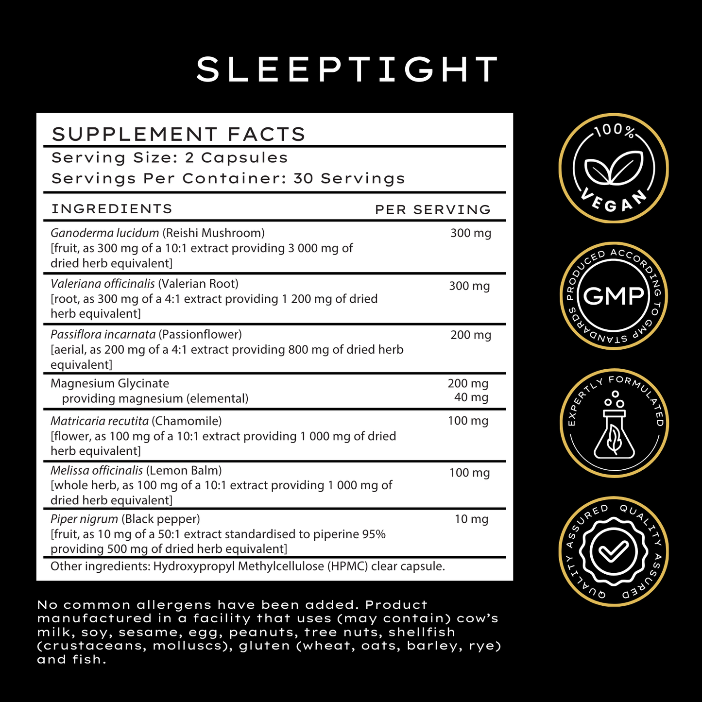 SleepTight Natural Sleep Supplement