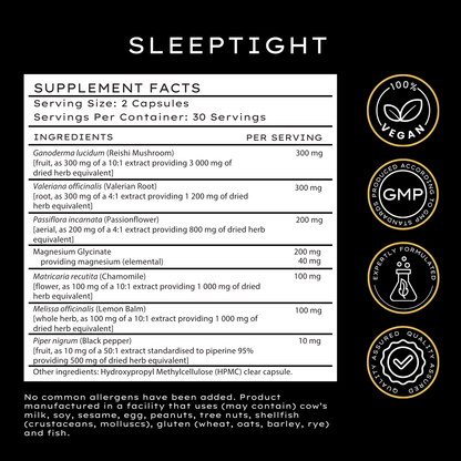 SleepTight Natural Sleep Supplement