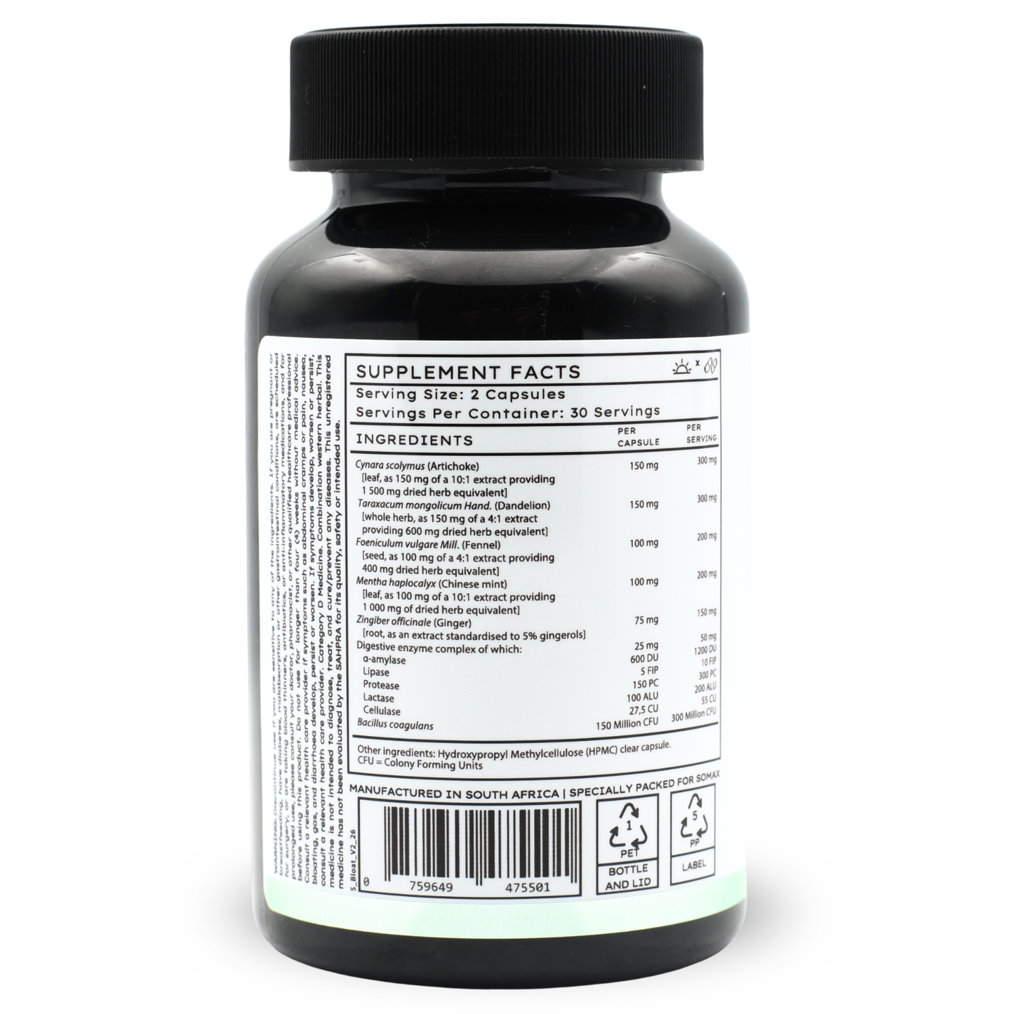 BloatControl Digestive Support Supplement