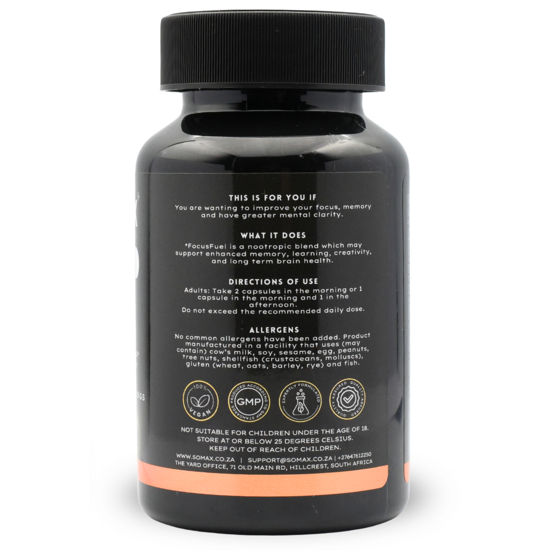 FocusFuel Nootropic Cognitive Supplement