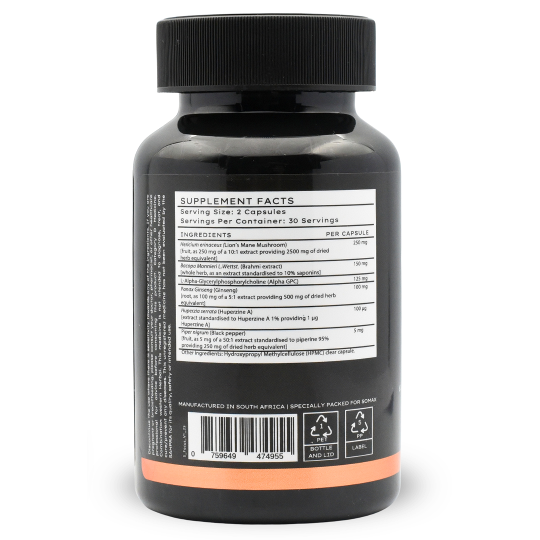 FocusFuel Nootropic Cognitive Supplement