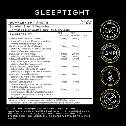 SleepTight Natural Sleep Supplement