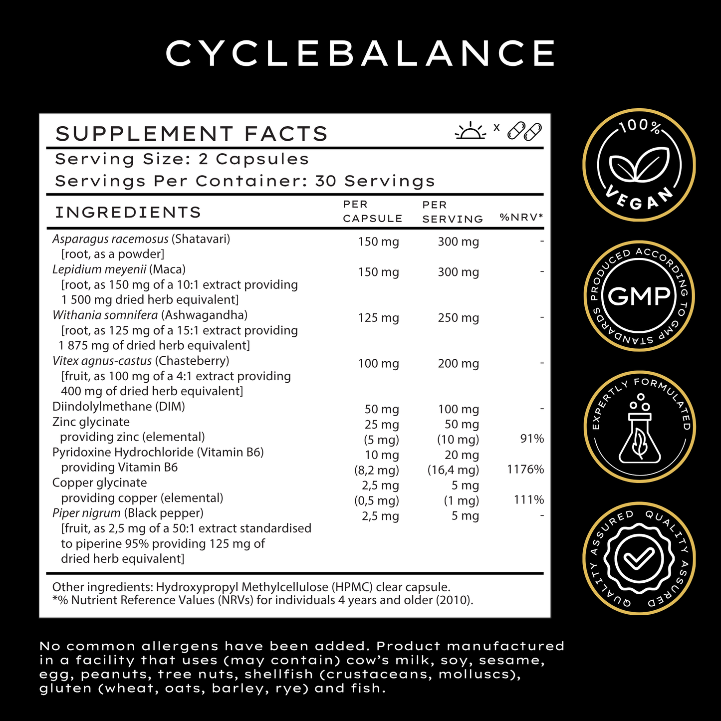 CycleBalance Hormone Balance & PMS Support Supplement
