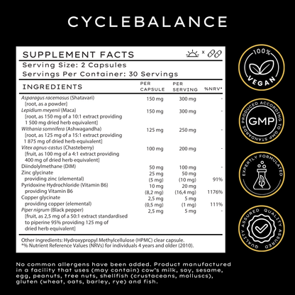 CycleBalance Hormone Balance & PMS Support Supplement