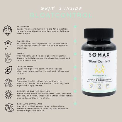BloatControl Digestive Support Supplement