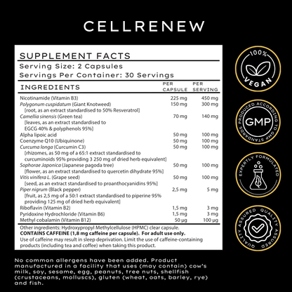 CellRenew NAD Longevity Supplement