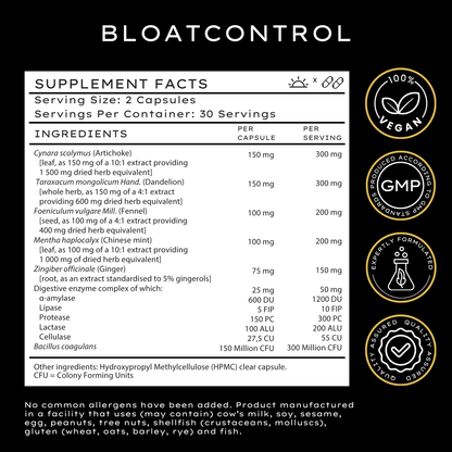 BloatControl Digestive Support Supplement